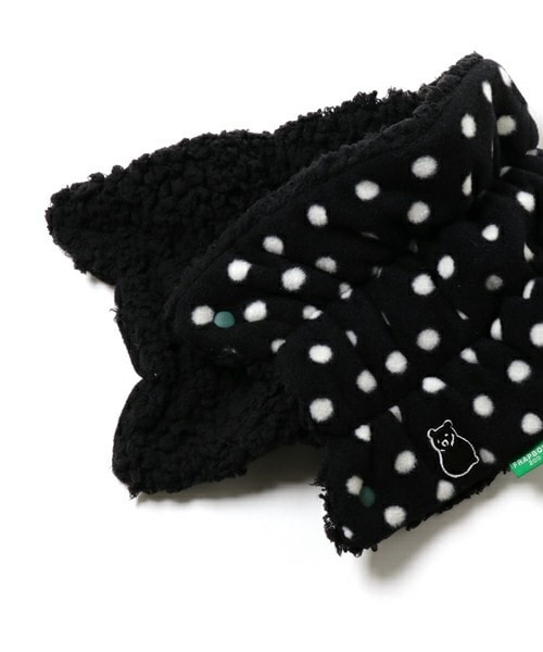 FRAPBOIS(フラボア)の「ZOOネックウォーマー(ネックウォーマー/スヌード・レディース・ブラック/ネイビー・FREE)」の4枚目の写真