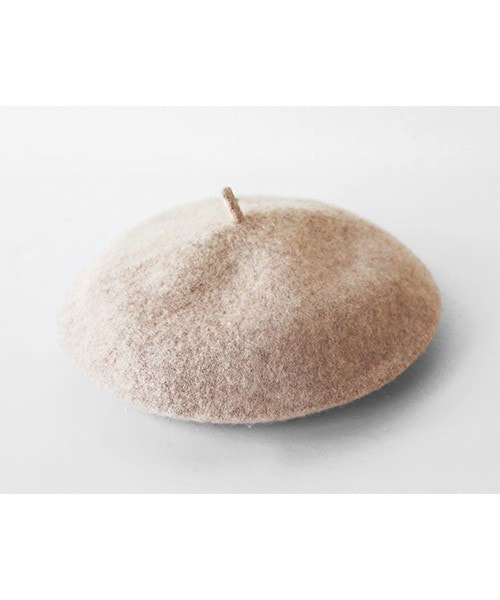 DHOLIC（ディーホリック）の「8COLORSウールベレー帽（ハンチング/ベレー帽・レディース・パープル/オートミール/ピンク/マスタード/オレンジ/ワイン/ブラック/グレー・ONE/FREE）」の4枚目の写真