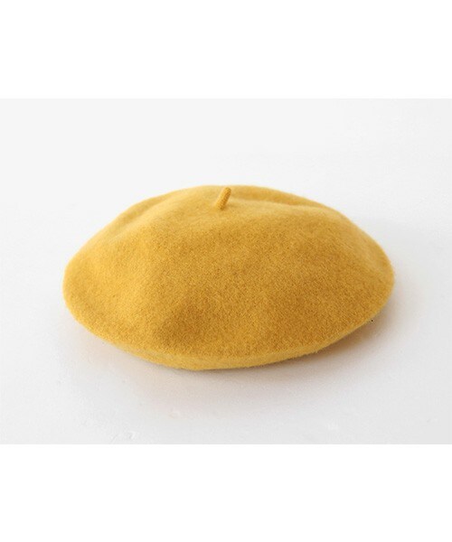 DHOLIC（ディーホリック）の「8COLORSウールベレー帽（ハンチング/ベレー帽・レディース・パープル/オートミール/ピンク/マスタード/オレンジ/ワイン/ブラック/グレー・ONE/FREE）」の5枚目の写真