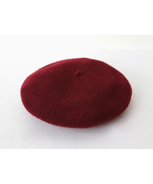 DHOLIC（ディーホリック）の「8COLORSウールベレー帽（ハンチング/ベレー帽・レディース・パープル/オートミール/ピンク/マスタード/オレンジ/ワイン/ブラック/グレー・ONE/FREE）」の7枚目の写真