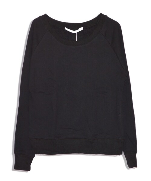 aimoha（アイモハ）の「ベーシックスウェットトップ（スウェット・レディース・ネイビー/ブラック/グレイ/カーキ・S）」の3枚目の写真