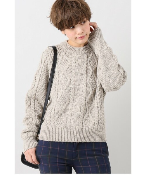 SLOBE IENA（スローブイエナ）の「ALDERNEY 別注アランクルー