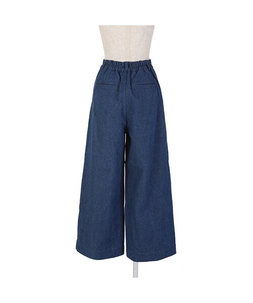 an another angelus（アンアナザーアンジェラス）の「デニムワイドパンツ/an another angelus（デニムパンツ・レディース・その他）」の3枚目の写真