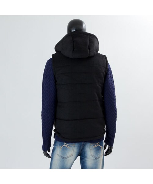 CALL&RESPONSE（コールアンドレスポンス）の「【シンサレートで薄いのに暖かい】フランネルウール中綿ベスト/ＣＡＬＬ＆ＲＥＳＰＯＮＳＥ　162-1104-10（ダウンベスト・メンズ・その他）」の6枚目の写真