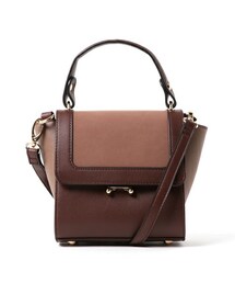 INTERPLANET | カラーコンビスエードバッグ(ショルダーバッグ)