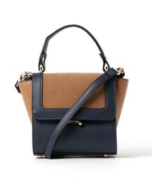 INTERPLANET | カラーコンビスエードバッグ(ショルダーバッグ)