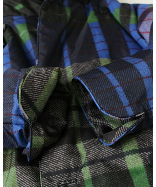 45R（フォーティファイブアール）の「ナイロンダウンチェックコート
