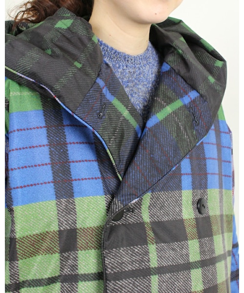 45R（フォーティファイブアール）の「ナイロンダウンチェックコート