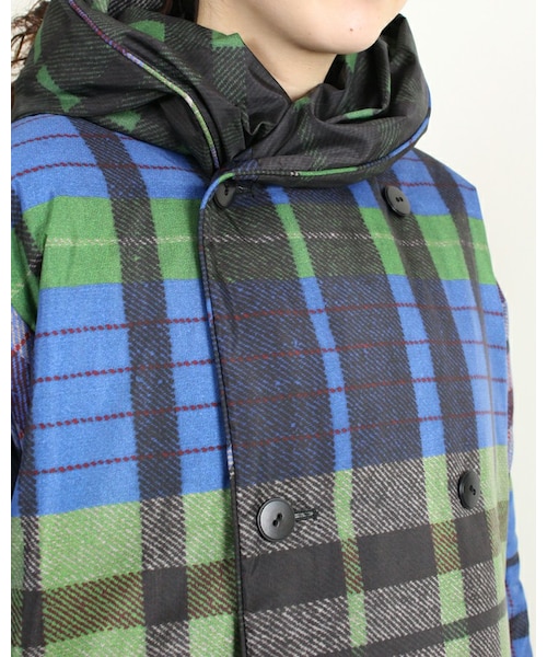 45R（フォーティファイブアール）の「ナイロンダウンチェックコート
