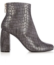 STELLA McCARTNEY | STELLA MCCARTNEY Block-heel faux-leather ankle boots(ブーツ)