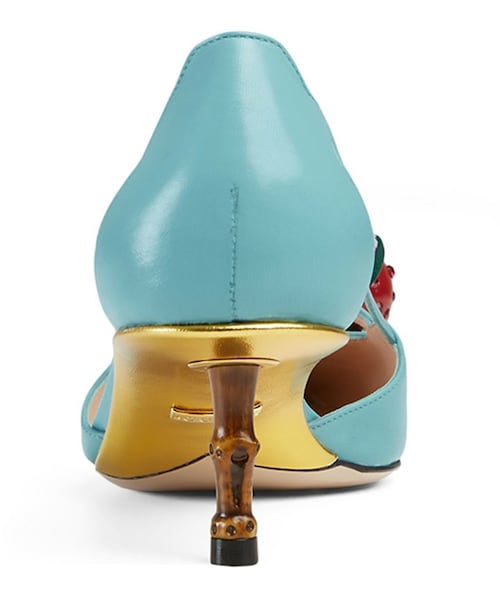 GUCCI（グッチ）の「Gucci Unia Cherry Leather 45mm Pump（パンプス