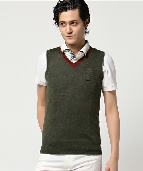 マークアンドロナ☆スカルデザイン ニットセーター グレー マークアンドロナ☆スカルデザイン ニットセーター グレー MARK & LONA