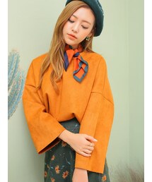 KORMARCH | スエードライクプルオーバー(Tシャツ/カットソー)