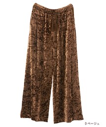 w closet | クラッシュベロアイージーパンツ(パンツ)