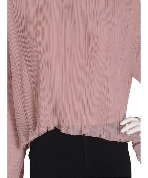 merry jenny(メリージェニー)の「プリーツフリルブラウス(トップス・レディース・ブラック/ピンク/グリーン・F)」の12枚目の写真