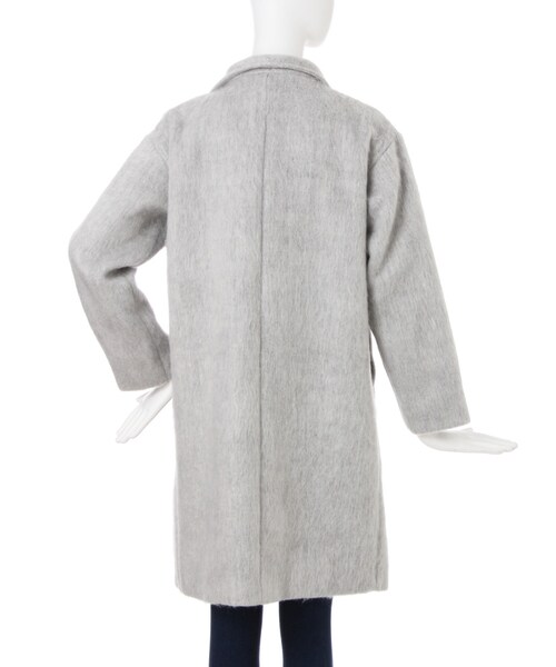 RESEXXY（リゼクシー）の「シャギーロングコート（ジャケット/アウター・レディース・ホワイト/グレー/ブラック・F）」の8枚目の写真