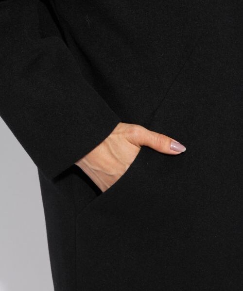 niko and...（ニコアンド）の「Wモッサ3Dコクーンコート（ジャケット/アウター・グレー/ブラック）」の11枚目の写真