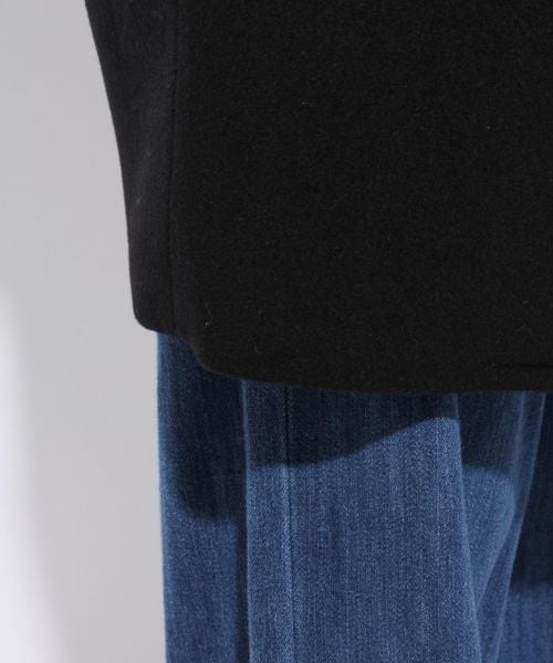 niko and...（ニコアンド）の「Wモッサ3Dコクーンコート（ジャケット/アウター・グレー/ブラック）」の12枚目の写真