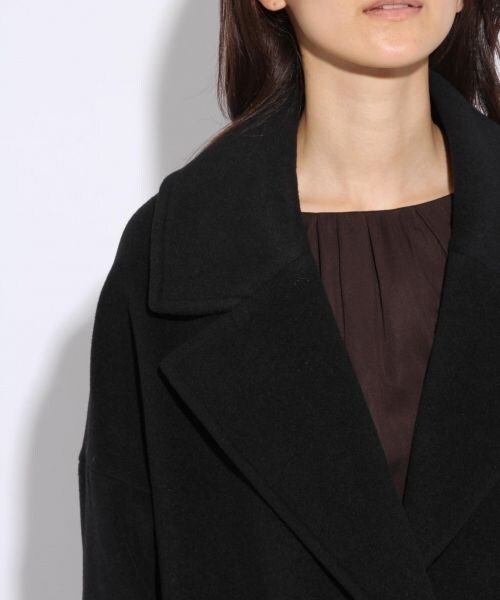 niko and...（ニコアンド）の「Wモッサ3Dコクーンコート（ジャケット/アウター・グレー/ブラック）」の10枚目の写真