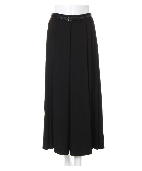 INGNI（イング）の「ベルト付ラチネサイドプリーツ／ガウチョ（パンツ・レディース・ﾃﾗｺｯﾀ/ｸﾛ/ﾋﾟﾝｸ/ﾎﾞﾙﾄﾞｰ/ｷｬﾒﾙ・M）」の11枚目の写真