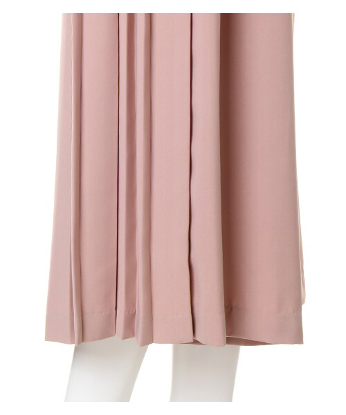 INGNI（イング）の「ベルト付ラチネサイドプリーツ／ガウチョ（パンツ・レディース・ﾃﾗｺｯﾀ/ｸﾛ/ﾋﾟﾝｸ/ﾎﾞﾙﾄﾞｰ/ｷｬﾒﾙ・M）」の7枚目の写真