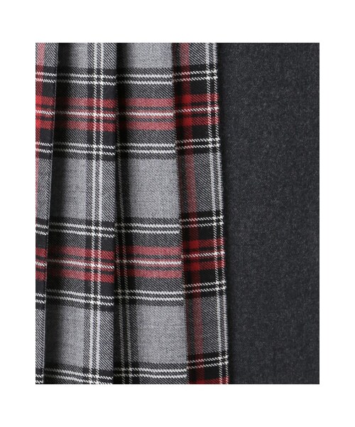 JOURNAL STANDARD（ジャーナルスタンダード）の「フラノムジ チェック ベルトプリーツスカート（スカート・ブラック/グレーB・36/38）」の16枚目の写真