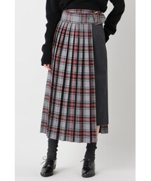JOURNAL STANDARD | フラノムジ チェック ベルトプリーツスカート(スカート)