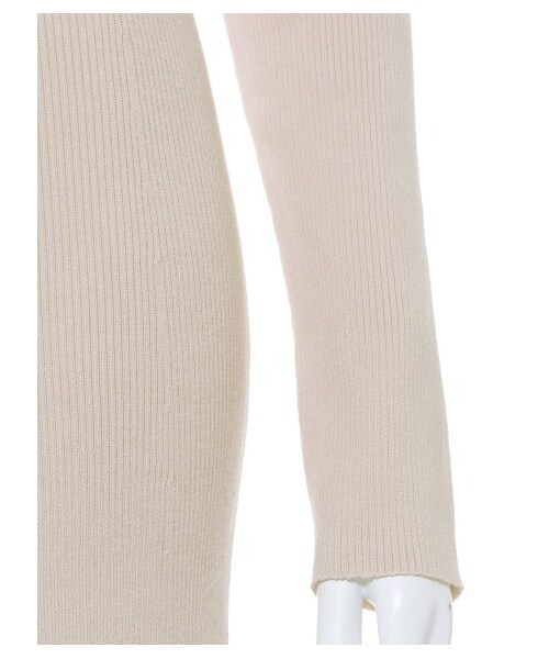 SNIDEL（スナイデル）の「レースアップニットロングワンピース（ニットワンピース・レディース・IVR/BRW/NVY・F）」の10枚目の写真