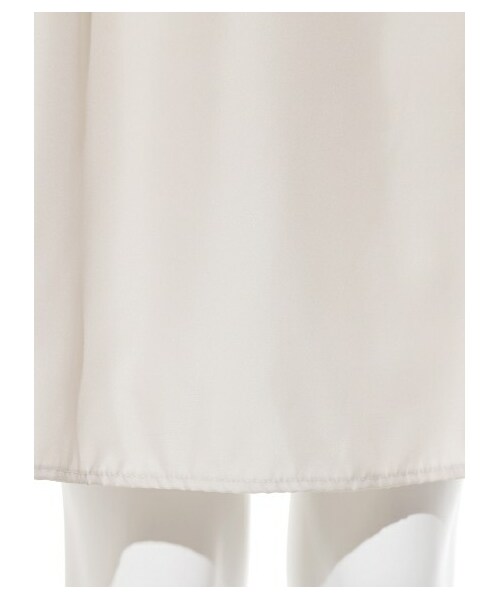 【美品】　SNIDEL　スナイデル　エコファーニットチュールワンピース　フリーサイズ　ホワイト　SWNO165083　 スナイデル エコファーチュールニットコンビワンピース SNIDEL