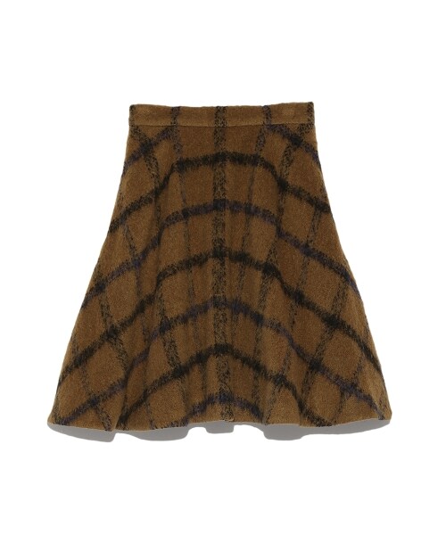 SNIDEL（スナイデル）の「チェックウールフレアスカート（フレア  