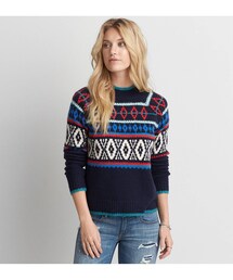 American Eagle | AEOフェアアイルモックネックセーター(ニット/セーター)