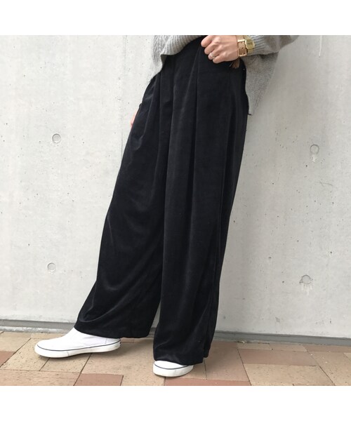 copine（コピン）の「☆大人気☆ゆったりベロアワイドパンツ(３color)（その他パンツ・レディース・その他）」の16枚目の写真