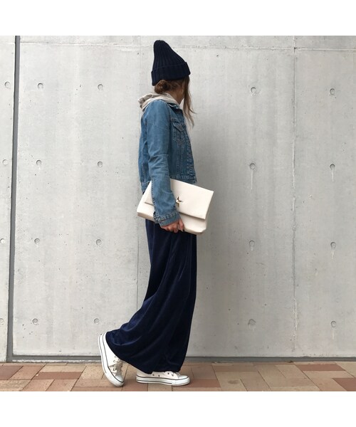 copine（コピン）の「☆大人気☆ゆったりベロアワイドパンツ(３color)（その他パンツ・レディース・その他）」の6枚目の写真
