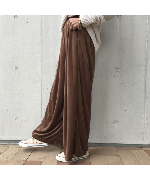 copine（コピン）の「☆大人気☆ゆったりベロアワイドパンツ(３color)（その他パンツ・レディース・その他）」の13枚目の写真