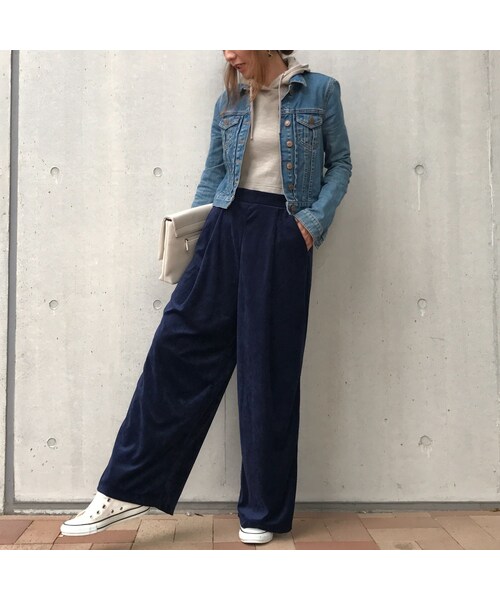 copine（コピン）の「☆大人気☆ゆったりベロアワイドパンツ(３color)（その他パンツ・レディース・その他）」の7枚目の写真