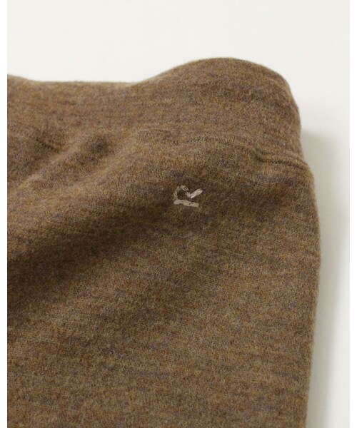 訳あり。ほぼ未使用。45rpm ジャージフラノストレッチイージーパンツ　ブラウン 45R（フォーティファイブアール）の「ジャージフラノストレッチ