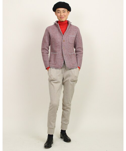 45R（フォーティファイブアール）の「ジャージフラノストレッチスリム