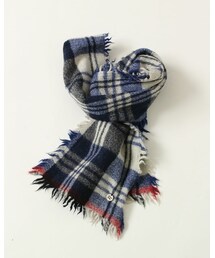 45R（フォーティファイブアール）の「メリノカシミヤチェックマフラー