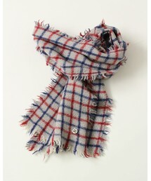 45R（フォーティファイブアール）の「メリノカシミヤチェックマフラー