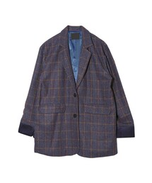 STYLENANDA | バイカラーカフスチェックジャケット(その他)