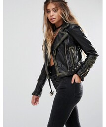 FREE PEOPLE | Free People Bang Bang Vegan Leather Jacket(ライダースジャケット)