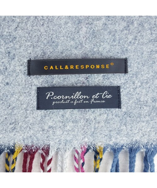 CALL&RESPONSE（コールアンドレスポンス）の「【フランス製】２フェイスマフラー/ＣＡＬＬ＆ＲＥＳＰＯＮＳＥ　162-1662-05（マフラー・メンズ・その他）」の5枚目の写真