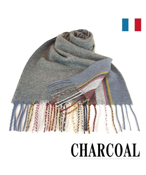 CALL&RESPONSE（コールアンドレスポンス）の「【フランス製】２フェイスマフラー/ＣＡＬＬ＆ＲＥＳＰＯＮＳＥ　162-1662-05（マフラー・メンズ・その他）」の2枚目の写真