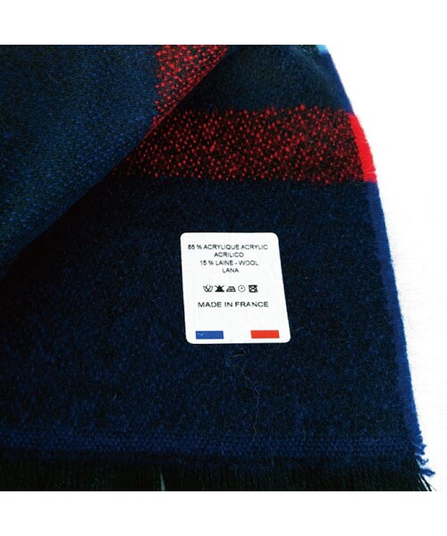 CALL&RESPONSE（コールアンドレスポンス）の「【フランス製】ボーダーマフラー/ＣＡＬＬ＆ＲＥＳＰＯＮＳＥ　　/  162-1662-04（マフラー・メンズ・その他）」の2枚目の写真