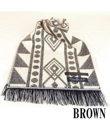 CALL&RESPONSE | 【フランス製】ネイティブジャガードマフラー/ＣＡＬＬ＆ＲＥＳＰＯＮＳＥ　162-1662-06(マフラー)