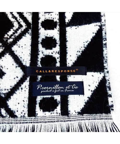 CALL&RESPONSE（コールアンドレスポンス）の「【フランス製】ネイティブジャガードマフラー/ＣＡＬＬ＆ＲＥＳＰＯＮＳＥ　162-1662-06（マフラー・メンズ・その他）」の3枚目の写真