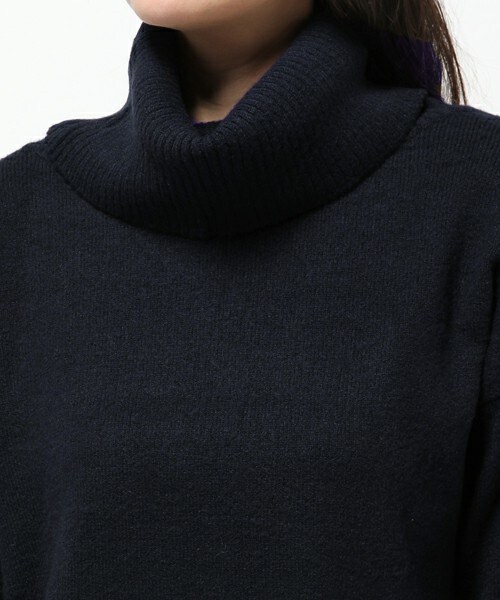 INTERPLANET（インタープラネット）の「ブークレロングニットOP（ワンピース・レディース・グレー/ベージュ/ネイビー・FREE）」の7枚目の写真