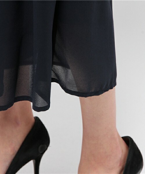 actuel（アクチュエル）の「ジョーゼットスカンツ（その他パンツ・レディース・グレー/ネイビー/ラベンダー・FREE）」の9枚目の写真