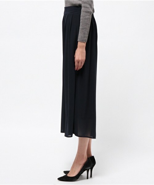 actuel（アクチュエル）の「ジョーゼットスカンツ（その他パンツ・レディース・グレー/ネイビー/ラベンダー・FREE）」の5枚目の写真