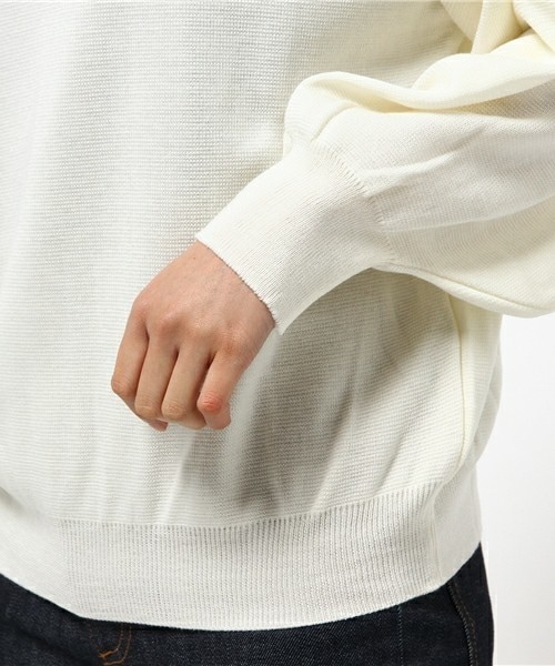 archives（アルシーヴ）の「ミラノリブドルマンボトルネックプルオーバー（ニット/セーター・レディース・オフホワイト/チャコールグレー/グリーン/グリーン系その他/ピンク・MEDIUM）」の9枚目の写真